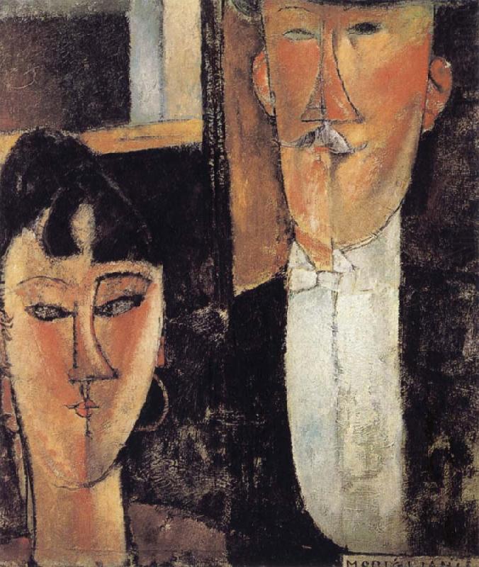 Bride and Groom, Amedeo Modigliani